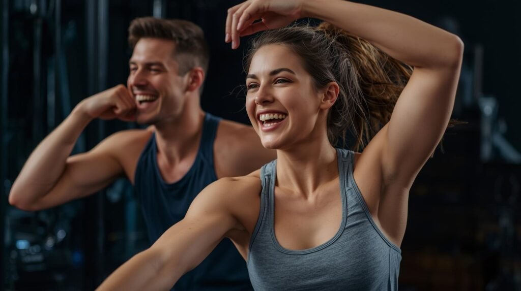 Couple enjoying an active lifestyle for weight management