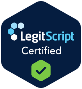 Verify Aria Health LegitScript certification
